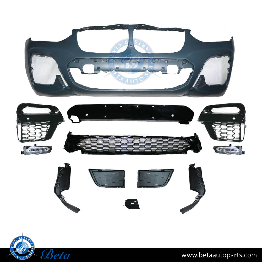 Front Bumper M-Tek with PDC / Park Assist / Camera Hole for BMW X3/X4 G01/G02 2018-2021 models, Part Number 51118091987