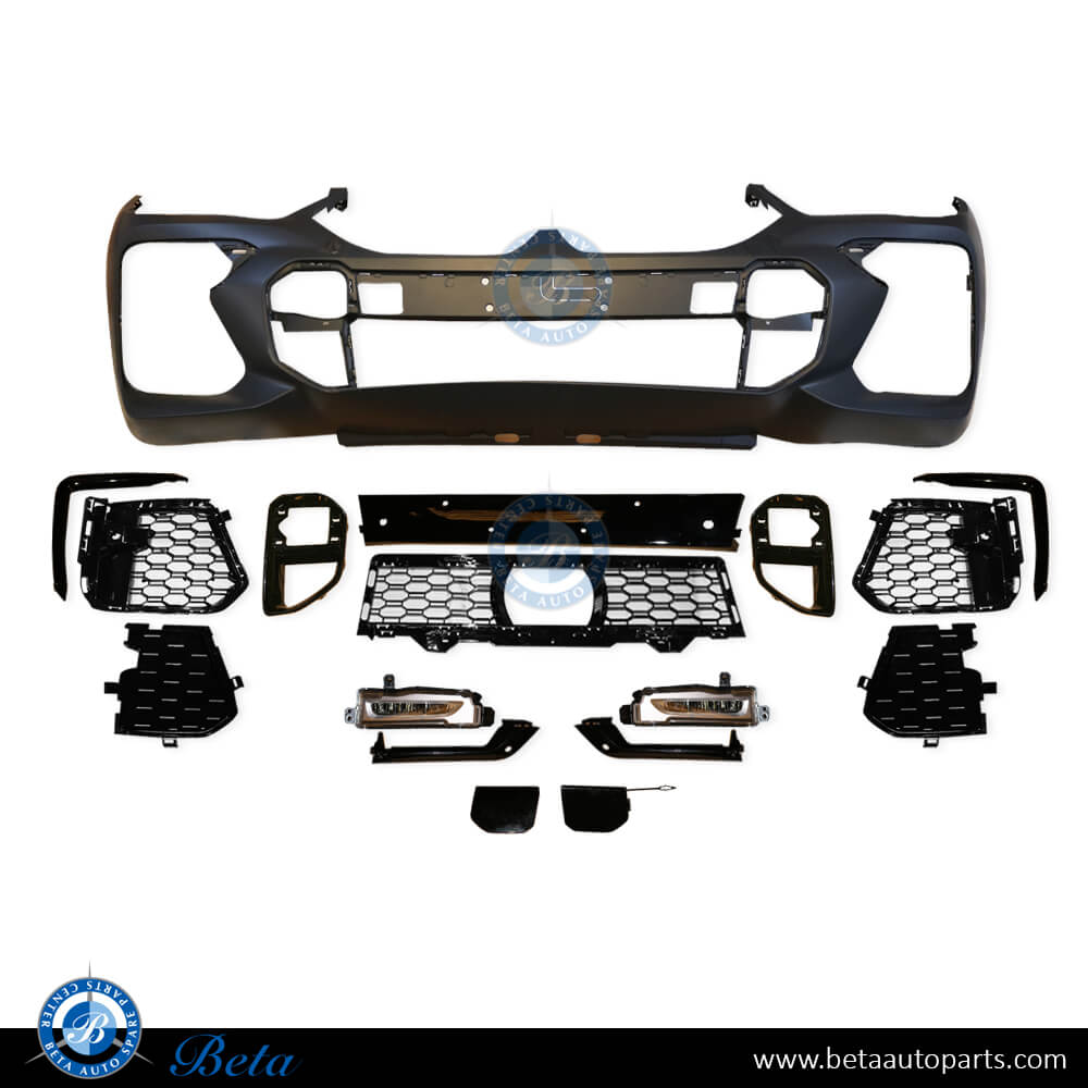 Front Bumper Assy M-Tek with PDC with Park Assist for BMW X6 G06 2020-Up models, Part Number 51118098864