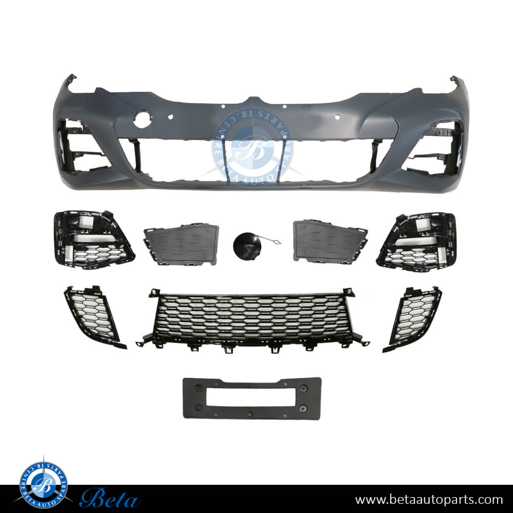 Front Bumper M-Tek with Pdc without ACC / PAS for BMW 3 Series 2019-2022 models, Part Number 51118099895