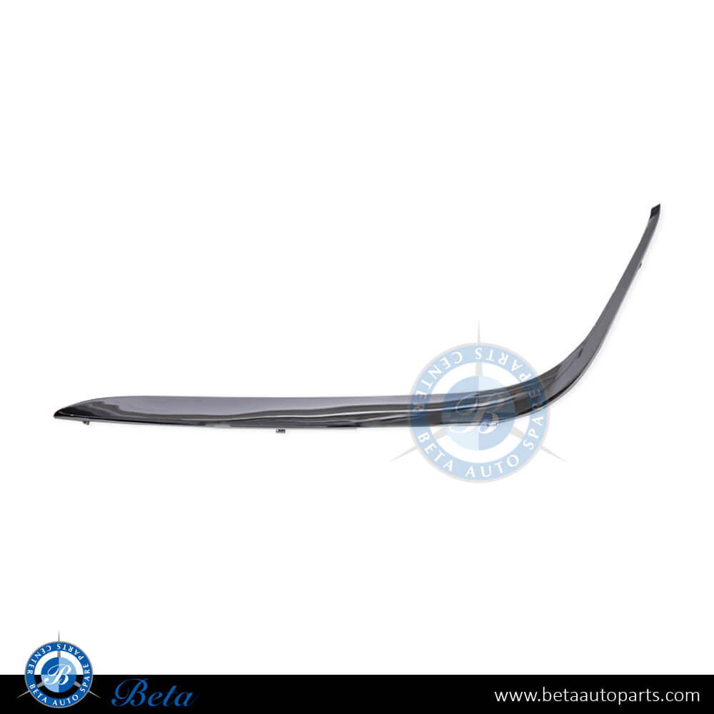 Left Side Front bumper chrome moulding without washer for BMW 7 Series E38 1995-2001 models, Part Number 51118125437