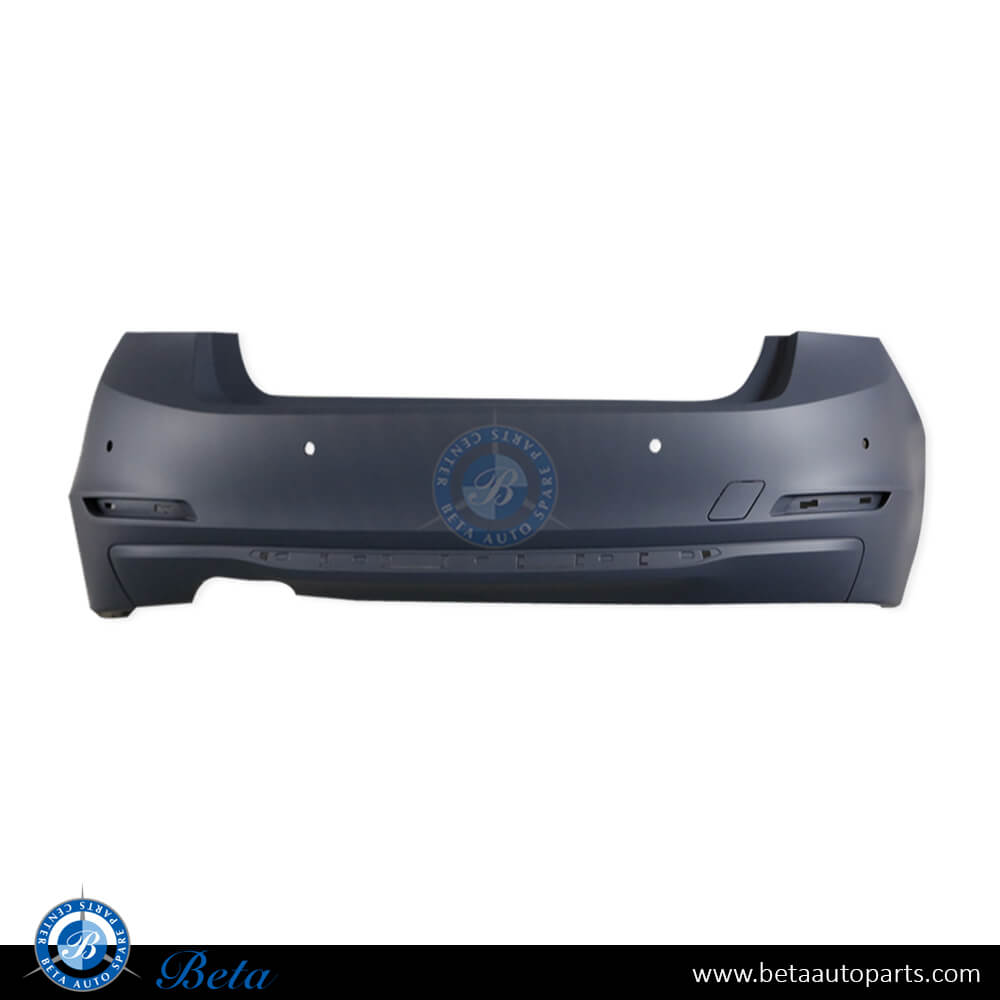 Rear Bumper with PDC with Moulding Hole Line for BMW 3 Series F30 2012-2015 models, Part Number 51127312734 / 51127312731