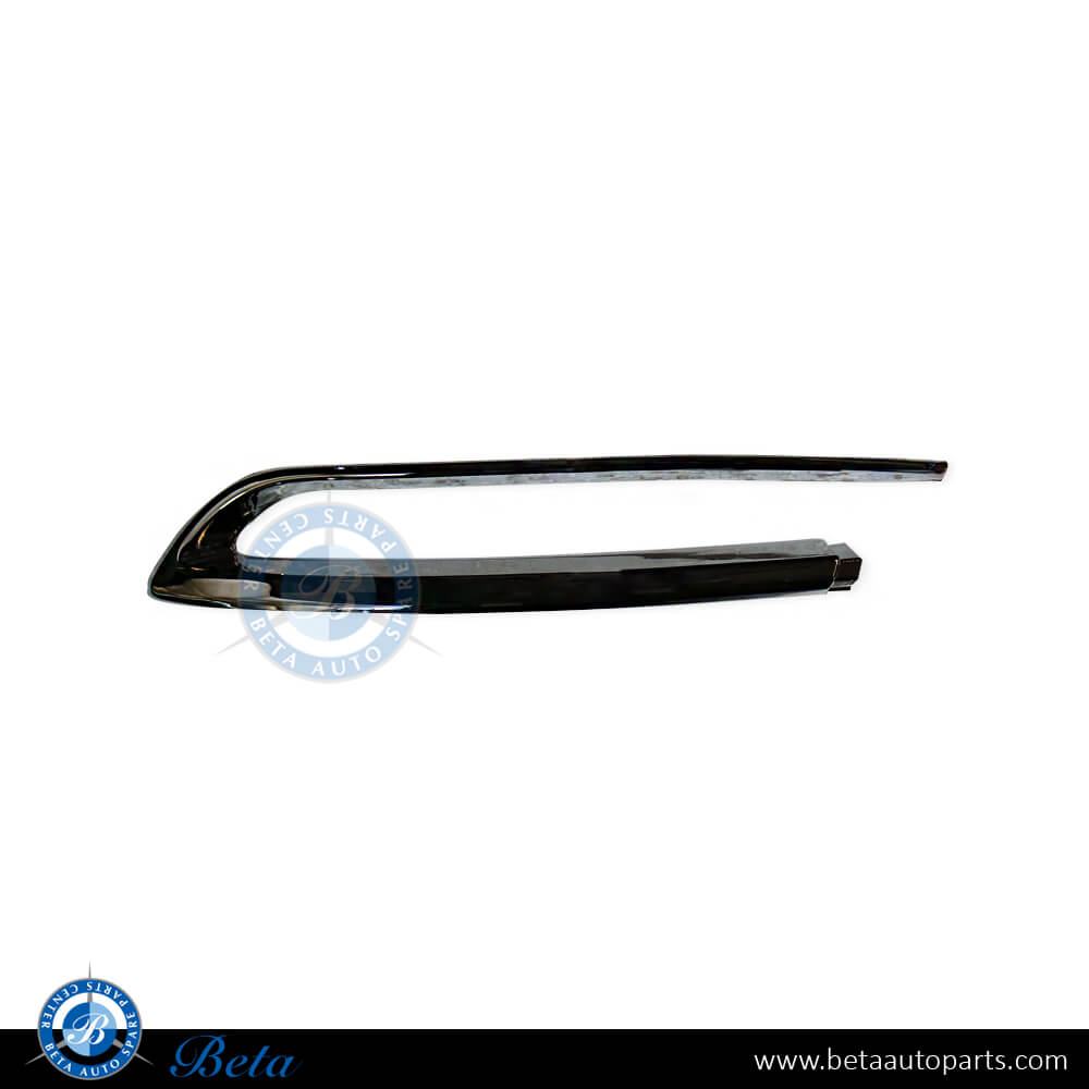 BMW 5 Series F10 LCI (2014-2016), Luxury rear bumper chrome moulding (right), China, 51127341676