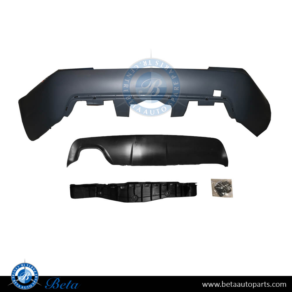 BMW 5 Series E60 (2003-2009), Rear Bumper without PDC M-Tek, Taiwan, 51127897221