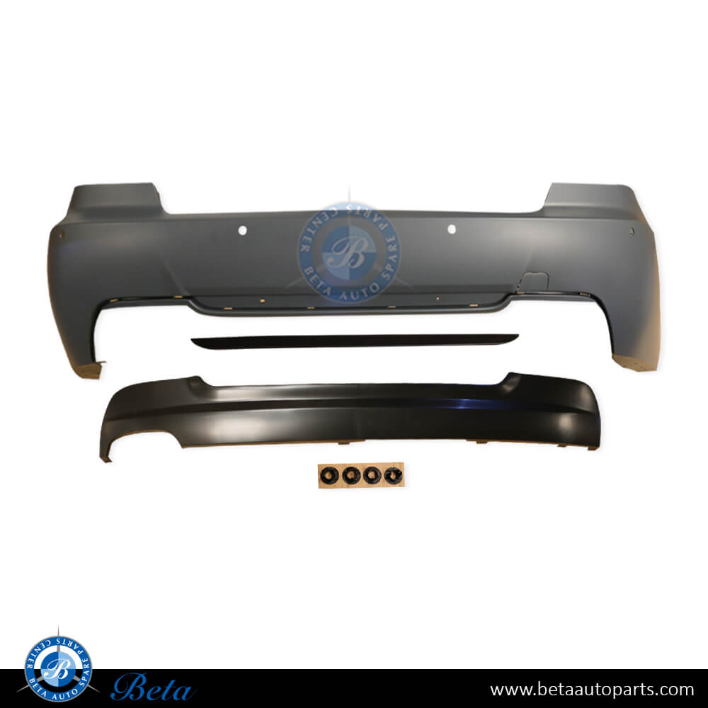 Rear Bumper with PDC with 1 Hole M-Tek for BMW 3 Series Coupe E92 2005-2011 models, Part Number 51128044934-1H