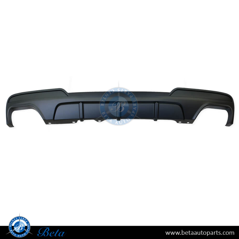 Rear Diffuser M-Performance for M-Tek Matt Black color for BMW 5 Series F10 2010-2016 models, Part Number 2388857002