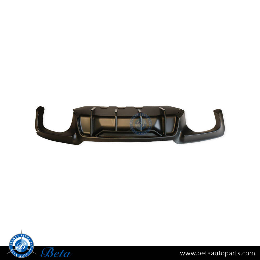 Rear Diffuser M5 M-Competiton Look For M-TEK Matt Black color for BMW 5 Series F10 2010-2016 models, Part Number 51128050480