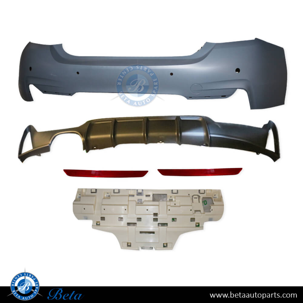 Rear Bumper assembly with PDC M-Tek for 428 for BMW 4 Series F32 / F36 2014-2020 models, Part Number 51128060891