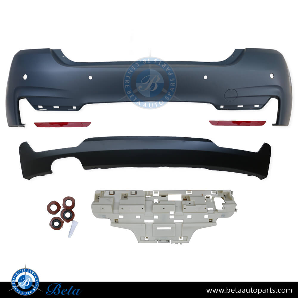 Rear Bumper M-Tek for BMW 4 Series F32/F36 2014-Up models, Part Number 51128062246