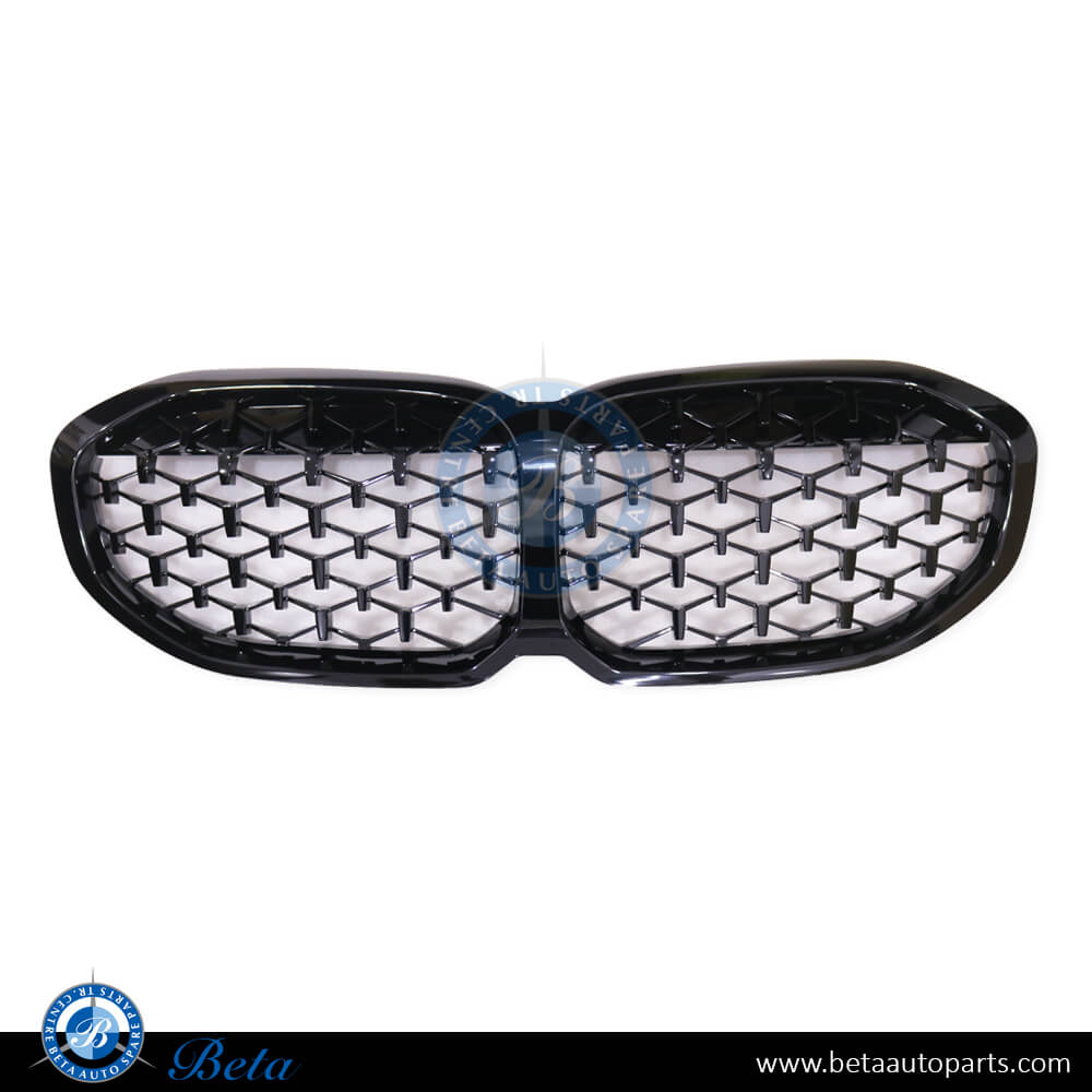 Radiator Grille Gloss Black color for BMW 1 Series F40 2020-Up models, Part Number 51135A39368