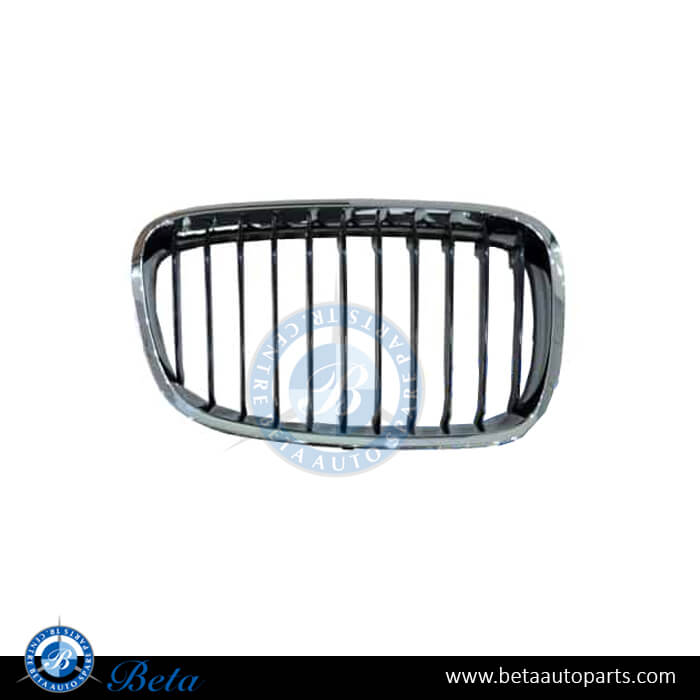 Right Side Grille - Black and Chrome for BMW 1 Series F20/F21 2012-2014 models, Part Number 51137239022