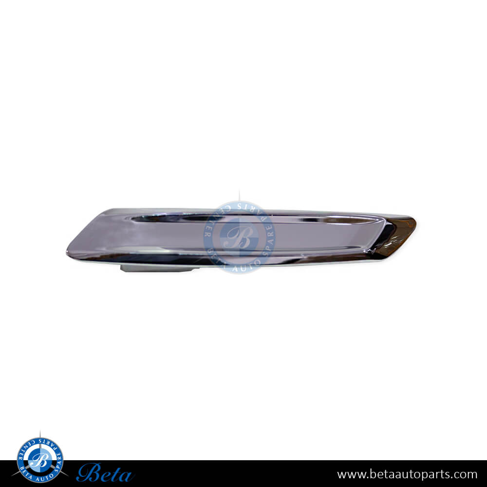 BMW 5 Series F10 LCI (2014-2016), Fender Chrome Moulding (Right), China, 51137336646