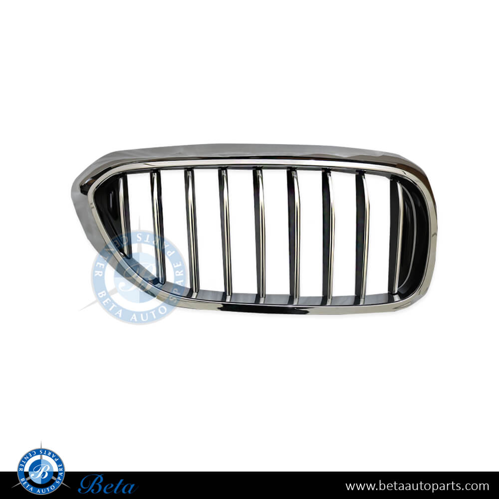 Right Side Radiator Grille Basis for BMW 5 Series G30 2017-2020 models, Part Number 51137383520