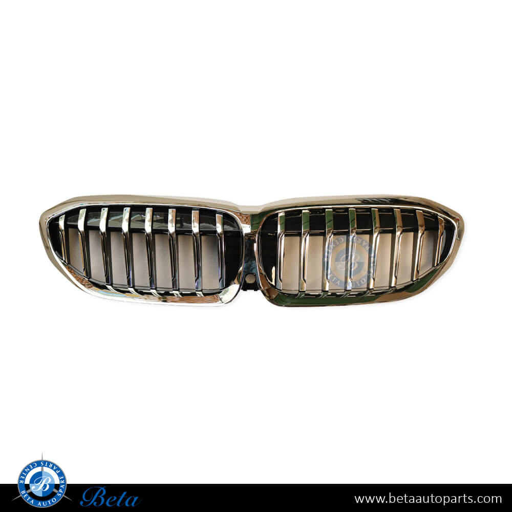 Radiator Grille with PDC Luxury Line for BMW 3 Series G20 2019-Up models, Part Number 51137457041