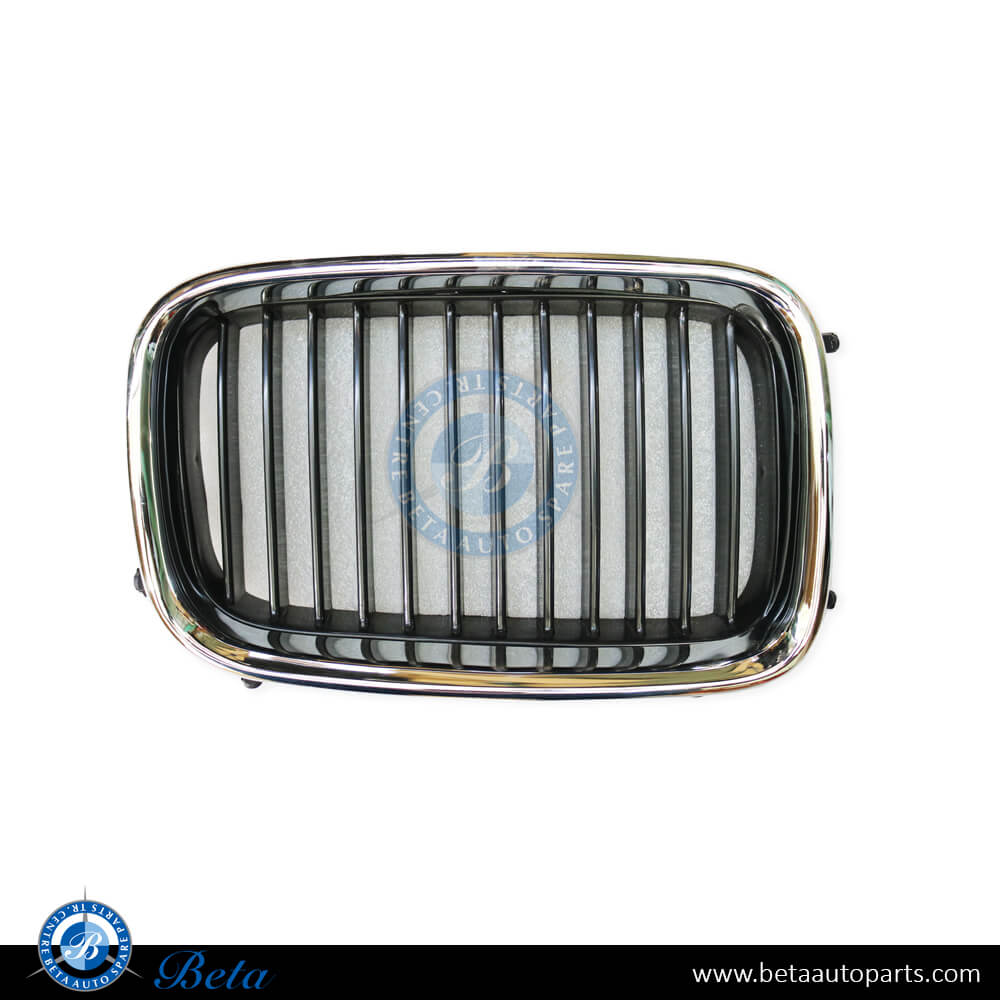 Right Side Radiator Grille Chrome for BMW 3 Series E36 1991-1997 models, Part Number 51138122238