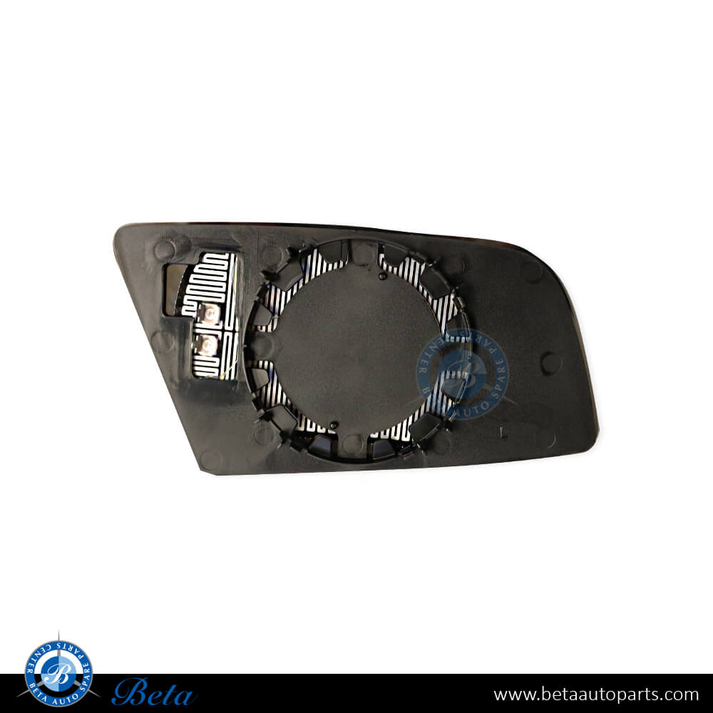 Left Side Mirror Glass for BMW 5 Series E60 2003-2009 models, Part Number 51167065081