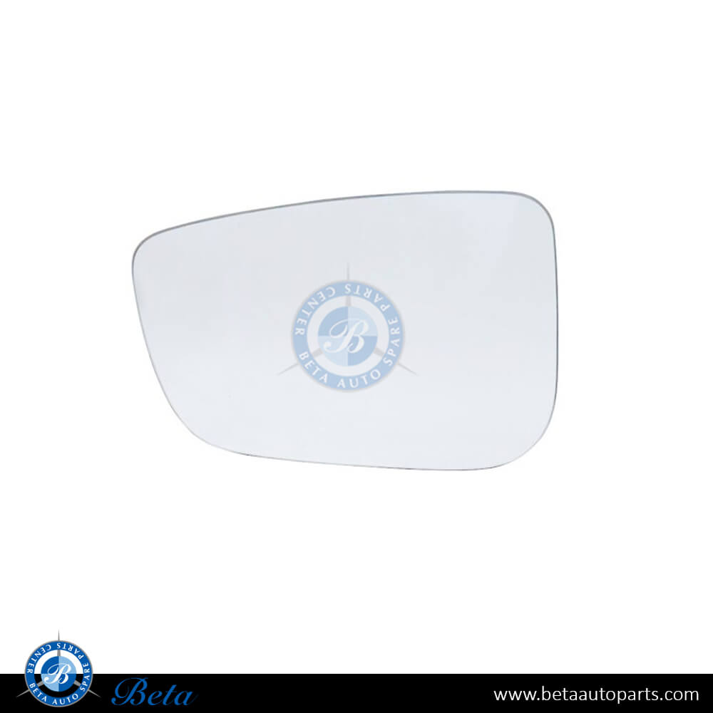 Left Side Mirror Glass for BMW 5/7/8 Series G30/G11/G12/G15/G16 2016-Up models, Part Number 51167445413