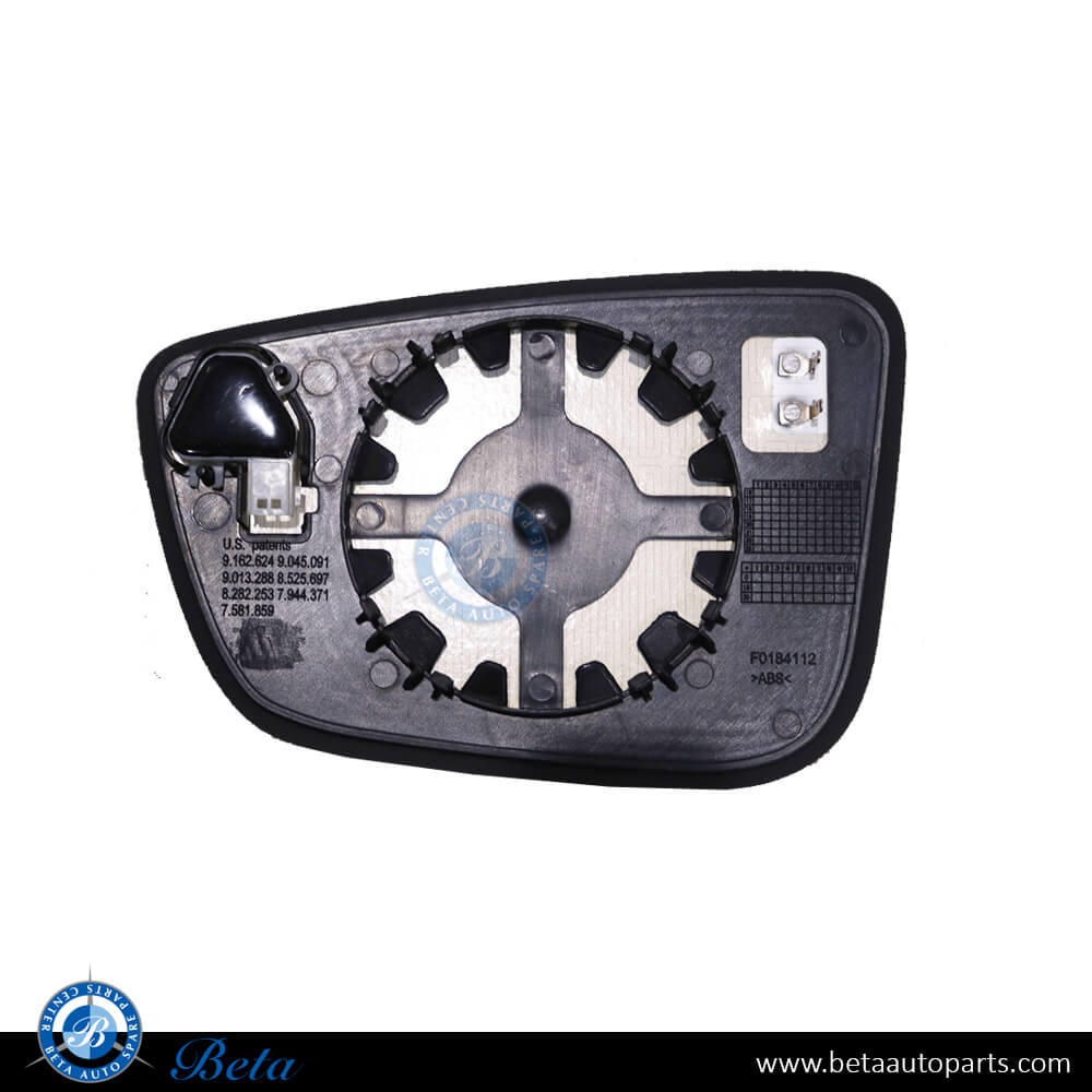 BMW 5 Series / 7 Series / 8 Series G30/G11/G12/G15/G16 (2016 -Up), Mirror Glass with Blind Spot (Left), China, 51167476349