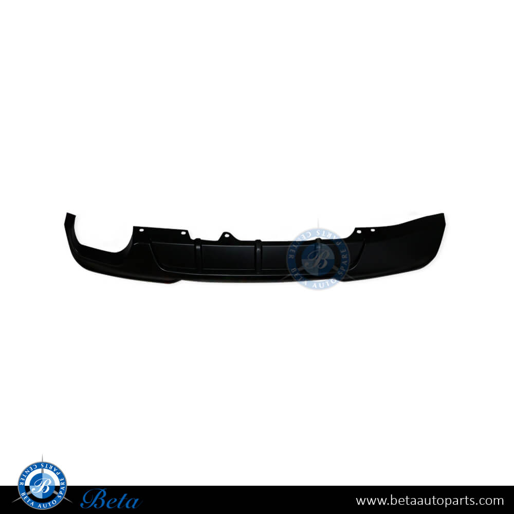 Rear Diffuser M-Performance for M-Tek - 1H/2M Matt Black color for BMW 5 Series F10 2010-2016 models, Part Number 51192291327