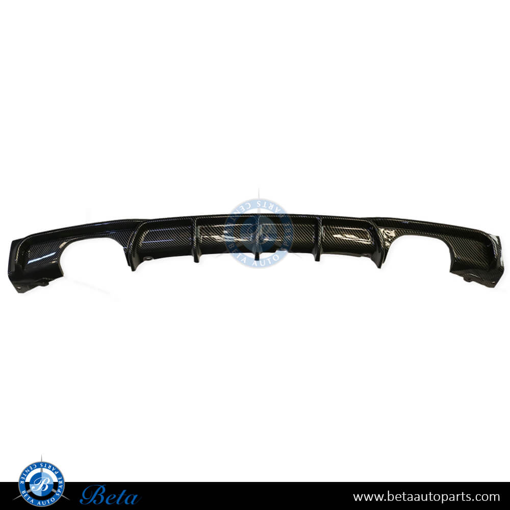 Rear Diffuser M-Performance for M-Tek 2H/2M - Carbon for BMW 3 Series F30 2012-2018 models, Part Number 51192291414