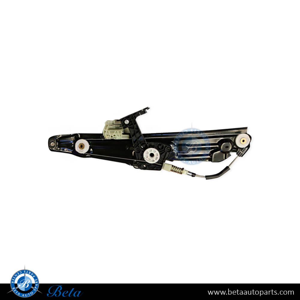 BMW 5 Series F10 (2010-2016), Rear Door Regulator without Motor (Right), Taiwan, 51357182614