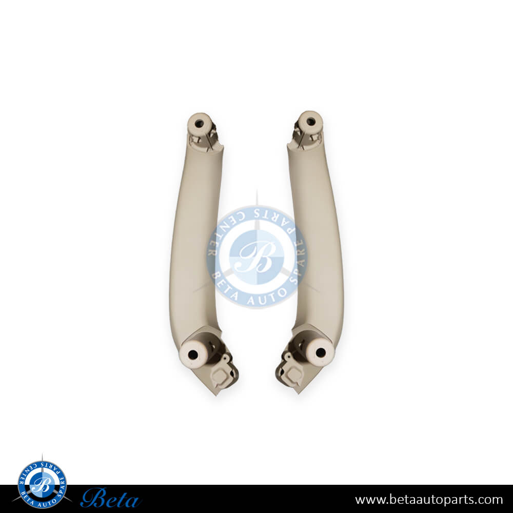 Door Handle Set Beige for BMW X3 F25 2011-2017 models, Part Number 51419209213 / 51419209214