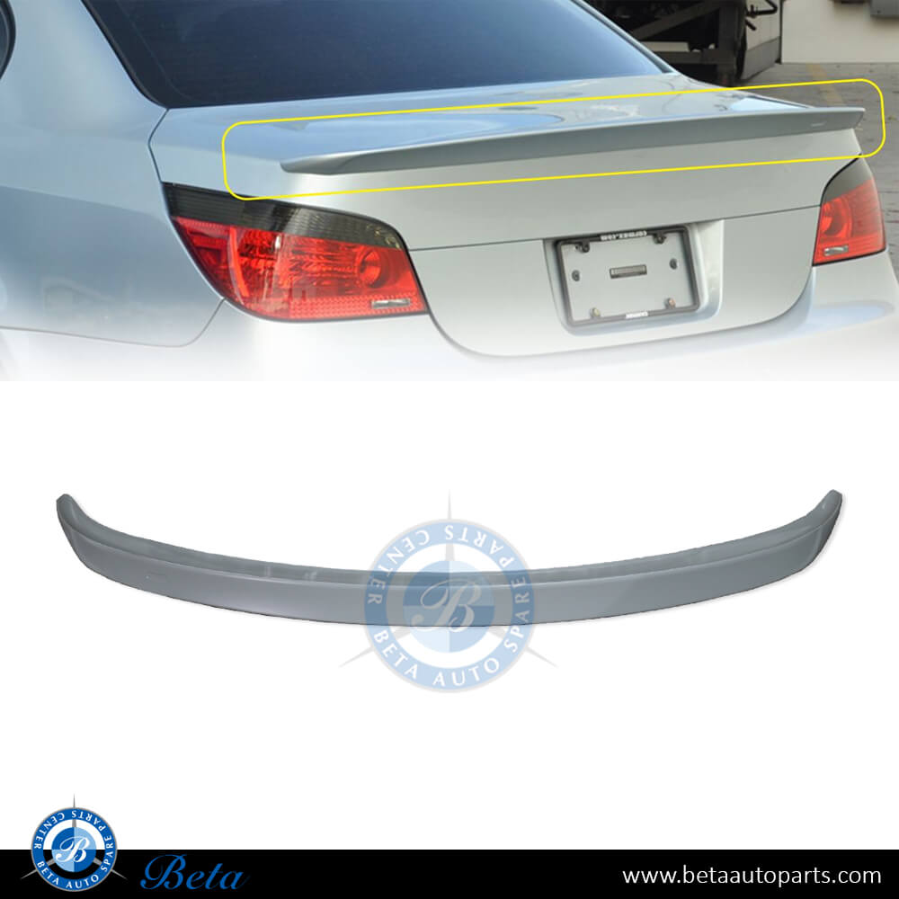 Trunk Spoiler AC Look for BMW 5 Series E60 2003-2009 models, Part Number 51628040054