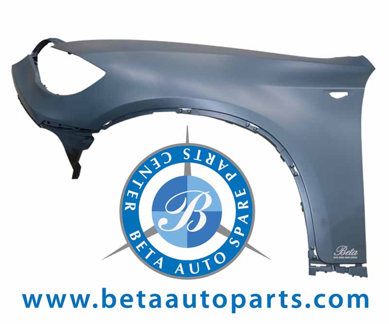 Left Side Fender with Washer and SLP hole for BMW X6 E71 2008-2014 models, Part Number 51657052423