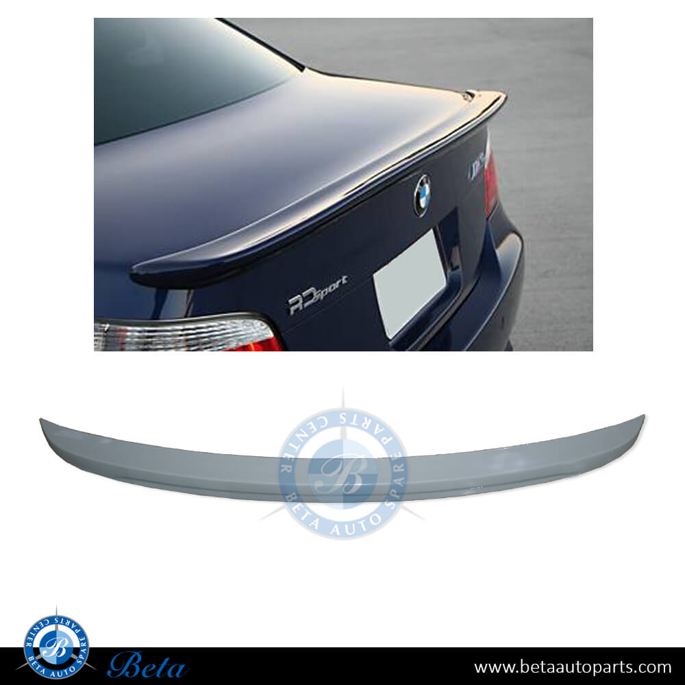 Trunk Spoiler M Look for BMW 5 Series E60 2003-2009 models, Part Number 51710148785