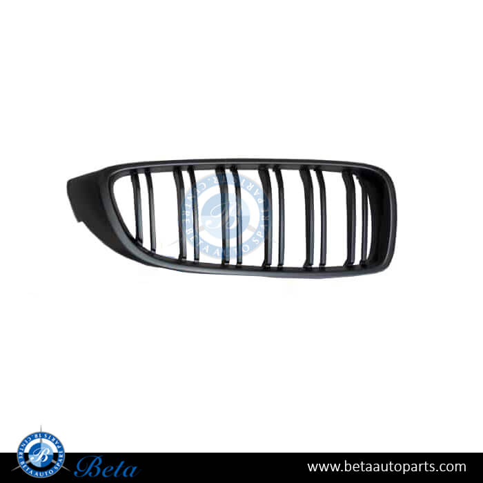 Right Side Grille - Bright Black for BMW 4 Series F32/F36 2014-2020 models, Part Number 51712336814