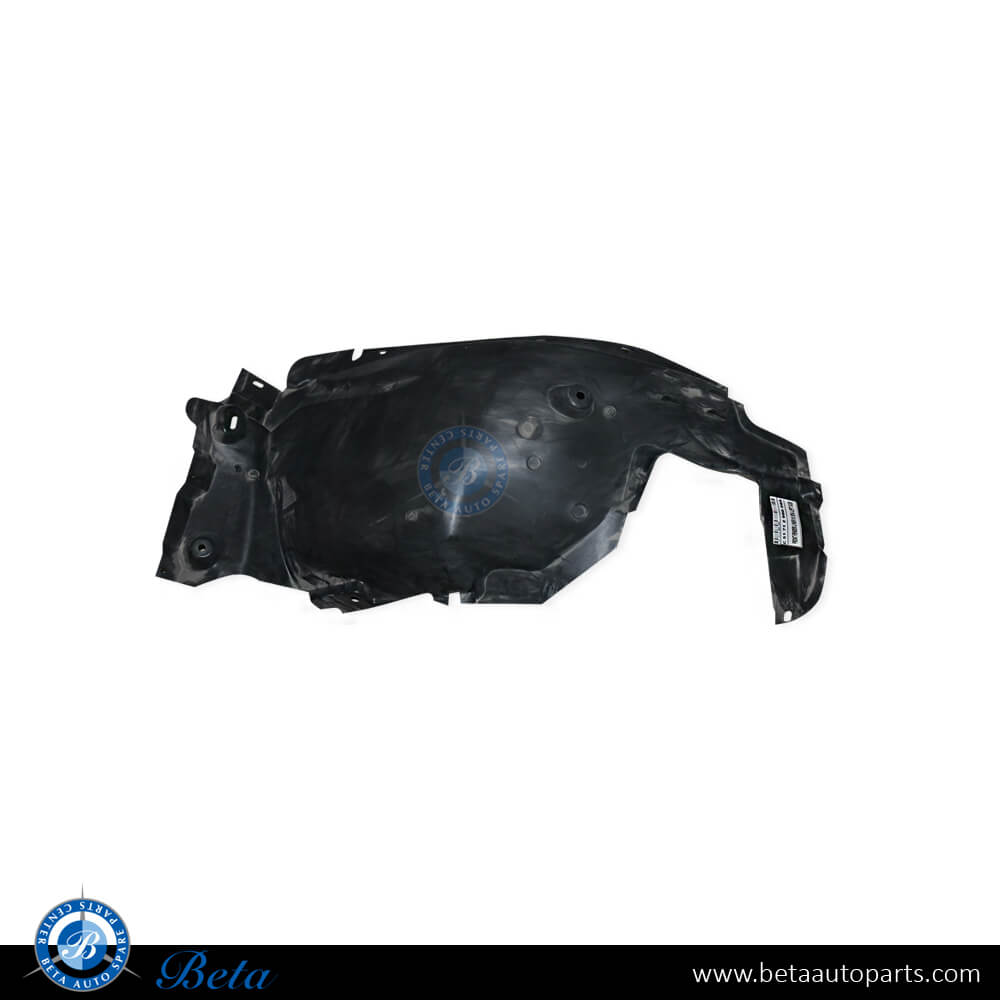 Left Side Front Wheel Fender Liner - Rear Half for BMW X1 E84 2009-2015 models, Part Number 51712990089