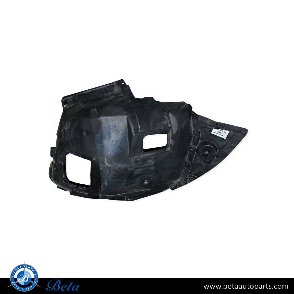 Left Side Front Wheel Fender Liner - Front Half for BMW 3 Series E90 2005-2008 models, Part Number 51717059379