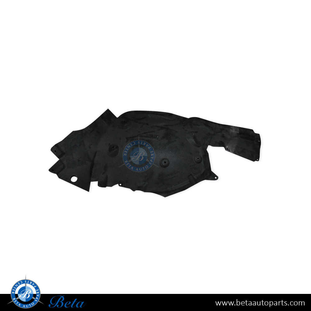 BMW 5 Series F10 (2010-2013), Front Wheel Fender Liner - Rear Half (Left), China, 51717186723