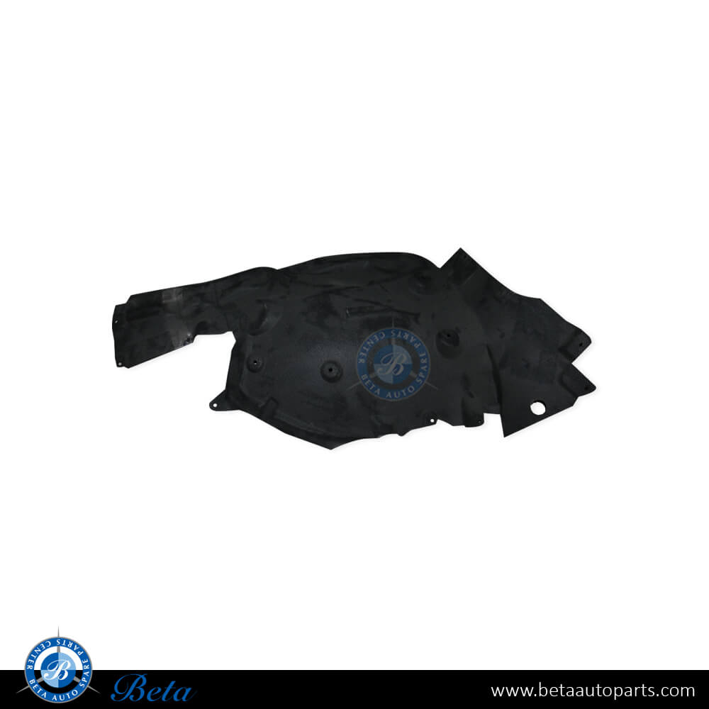 BMW 5 Series F10 (2010-2013), Front Wheel Fender Liner - Rear Half (Right), China, 51717186724