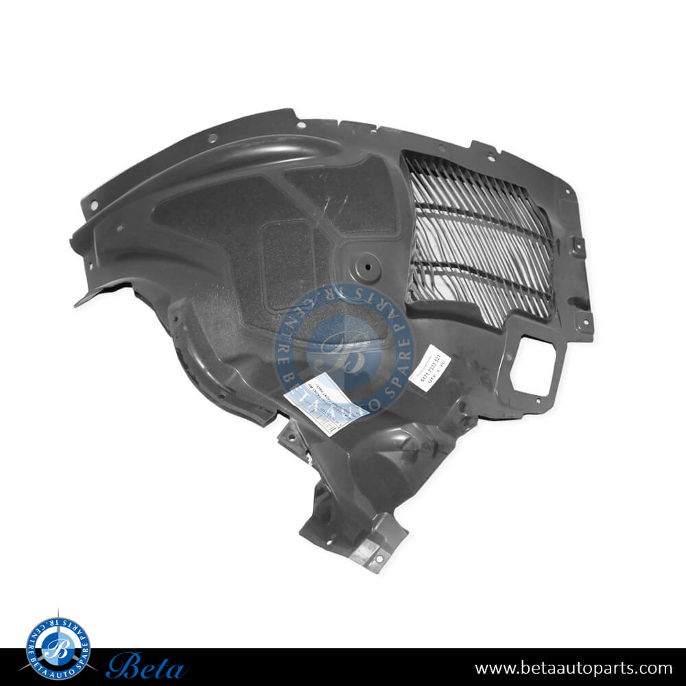 Left Side Front Wheel Fender Liner Front Half for BMW X6 F16 2015-2019 models, Part Number 51717333521