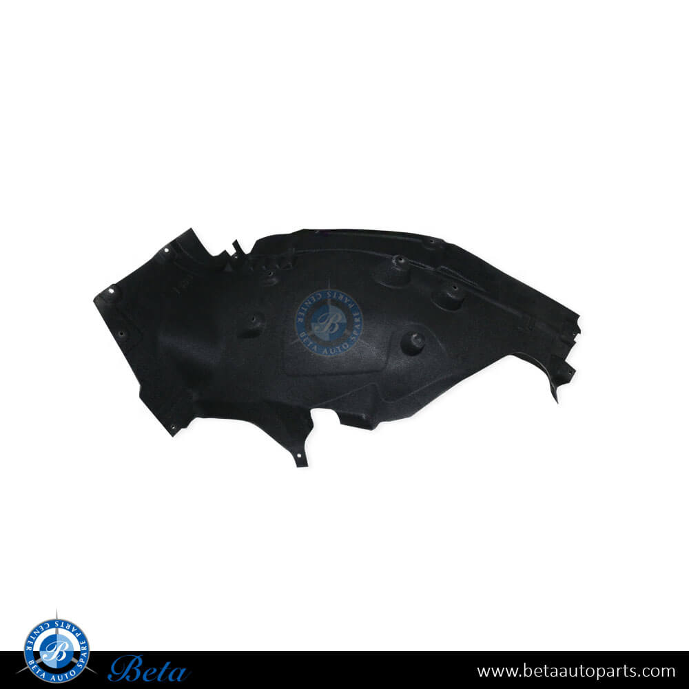 Left Side Front Wheel Fender Liner Rear Half - Injection for BMW X5 G05 2019-Up models, Part Number 51717424907