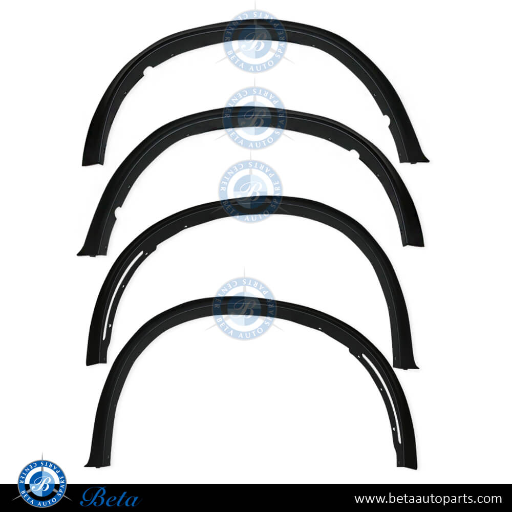 Wheel Arches M Performance for BMW X6 F16 2015-2019 models, Part Number 51777319843 / 51777319844 / 51777319833 / 51777319834