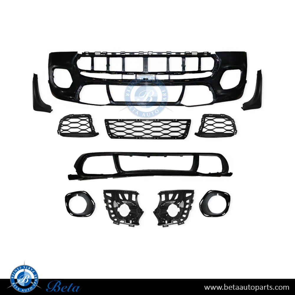 Front bumper assembly JCW look for MINI Hatch F55/F56 2014-Up models, Part Number 51777382164