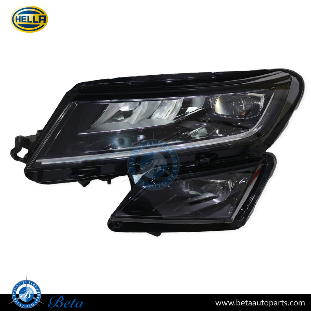 Left Side Headlamp LED for Skoda Kodiaq 2016-Up models, Part Number 566941015E