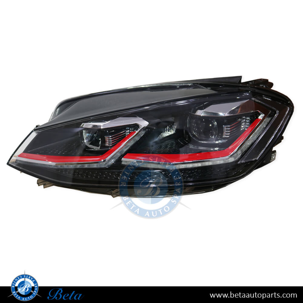 Left Side Headlamp LED for Volkswagen Golf 7.5 GTI 2017-2019 models, Part Number 5G1941077A