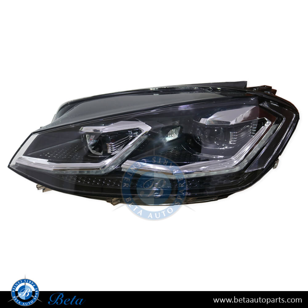 Left Side Headlamp LED for Volkswagen Golf 7.5 R 2017-2019 models, Part Number 5G1941077C