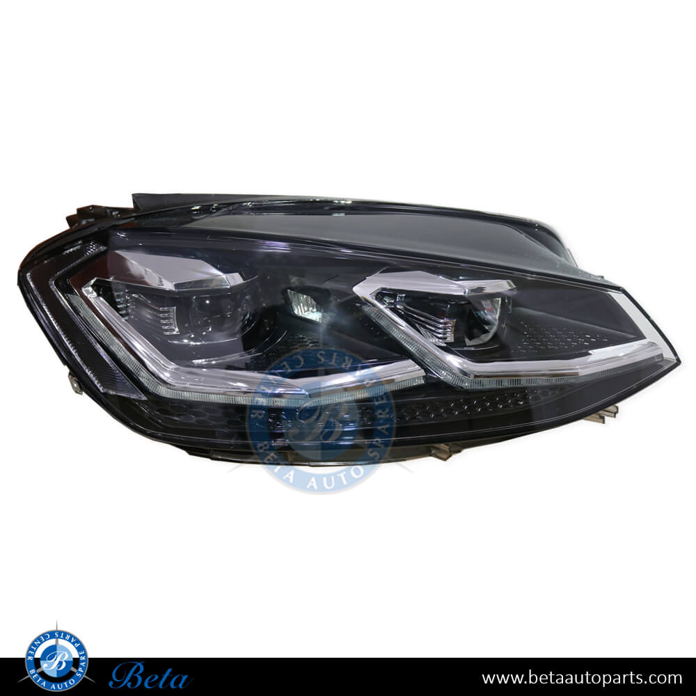 Right Side Headlamp LED for Volkswagen Golf 7.5 R 2017-2019 models, Part Number 5G1941078C