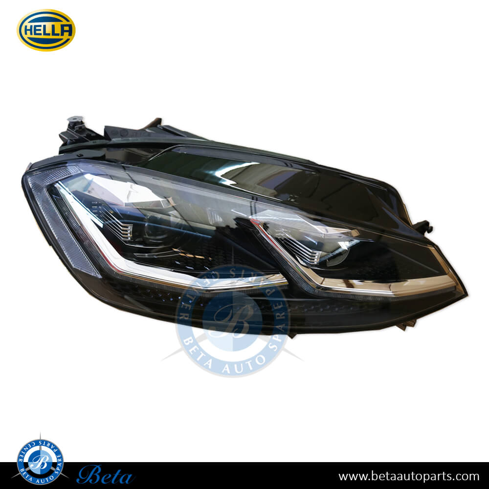 Right Side Headlamp LED for Volkswagen Golf 7.5 2018-Up models, Part Number 5G1941774