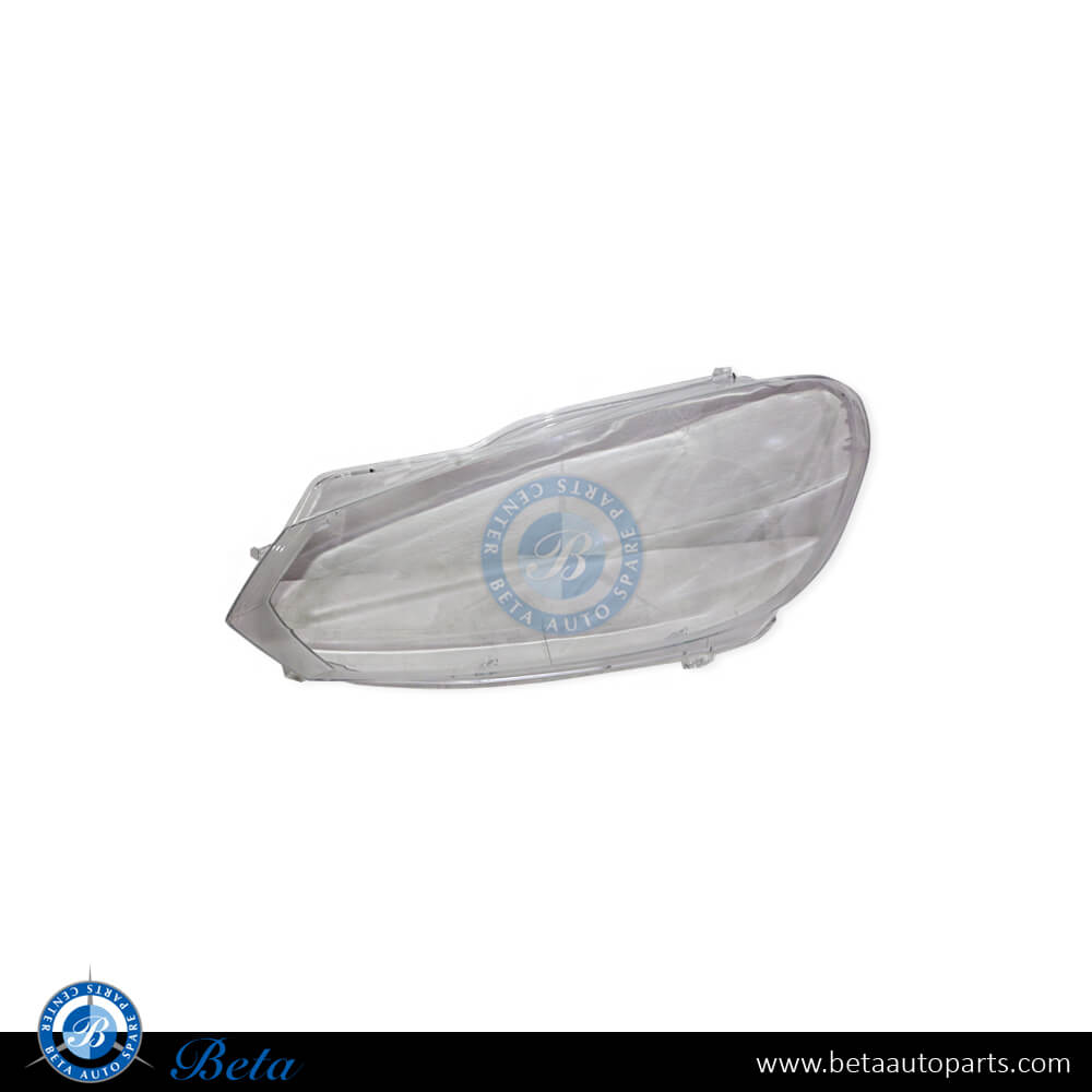 Left Side Headlamp lens for Volkswagen Golf 6 2008-2012 models, Part Number 5K1941005L