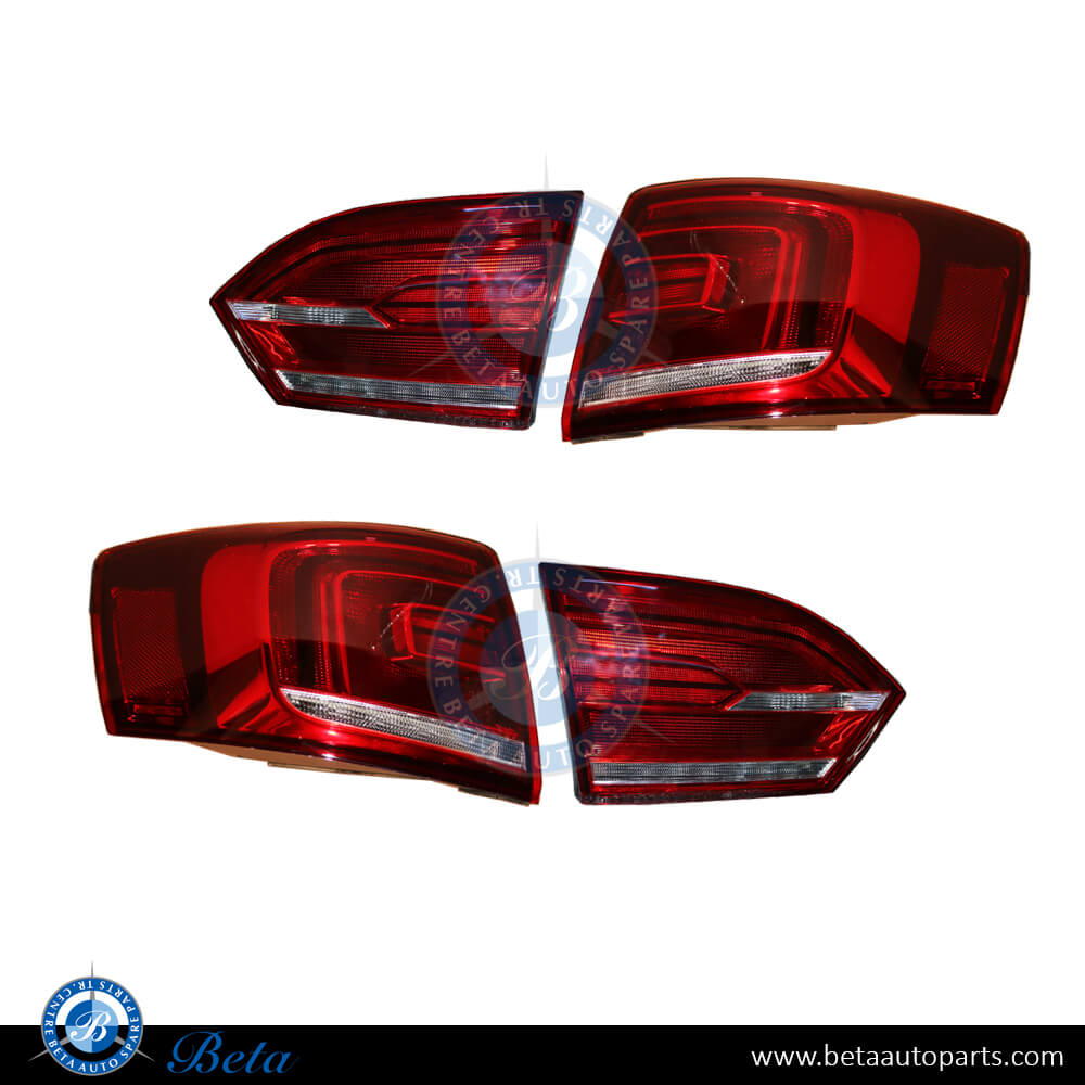 Tail Lamps Ugpgrade To GLI Look for Volkswagen Jetta GLI 2012-2014 models, Part Number 5C6945207 / 5C6945208 / 5C6945307 / 5C6945308A