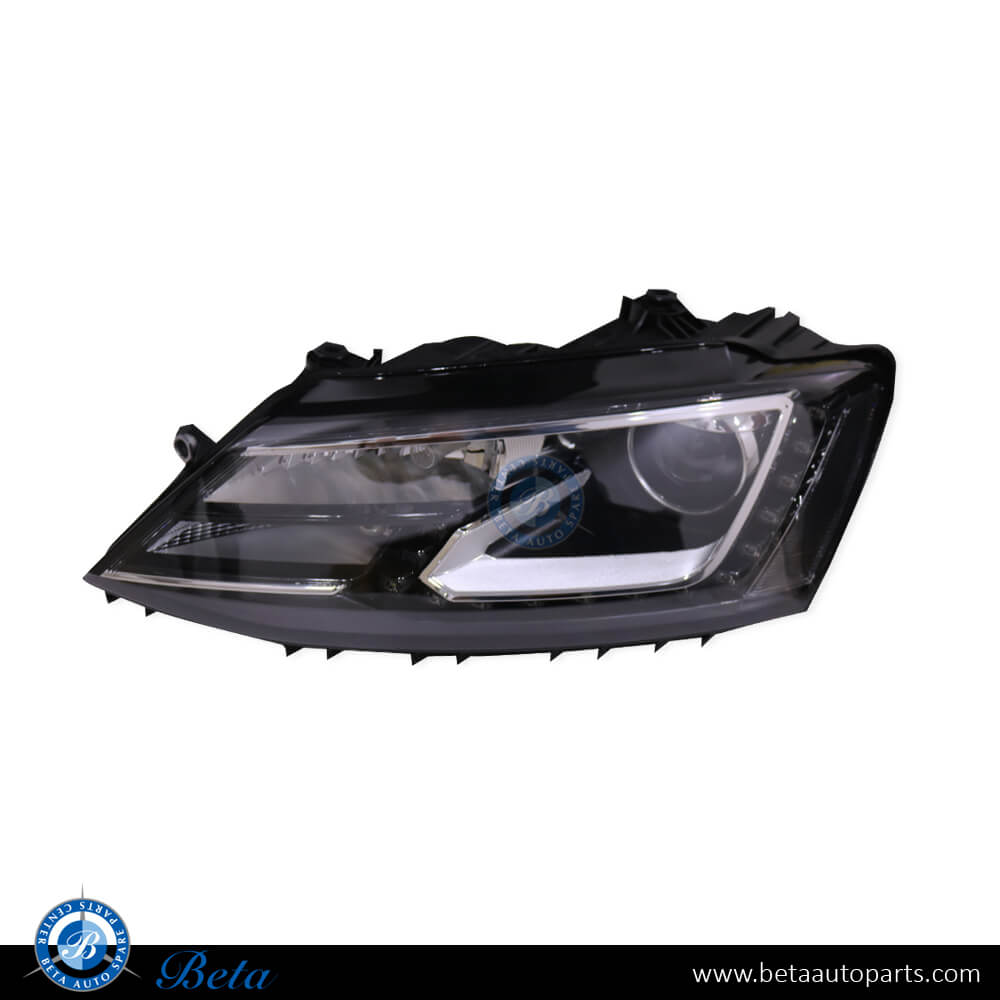 Left Side Headlamp Xenon for Volkswagen Jetta GLI 2015-2017 models, Part Number 5C7941751J