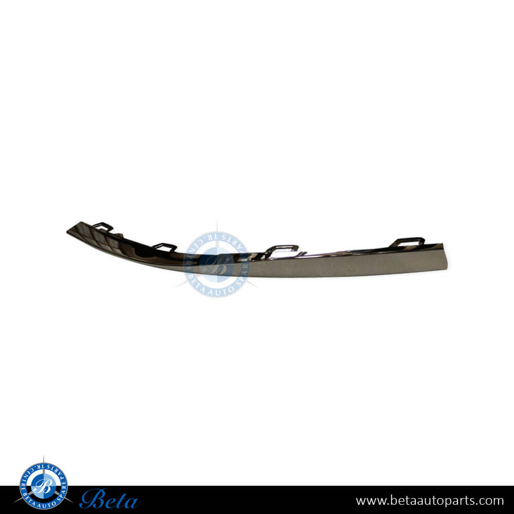 Left Side Front Bumper Lower Chrome Moulding for Volkswagen Golf 8 2020-Up models, Part Number 5H0853711A