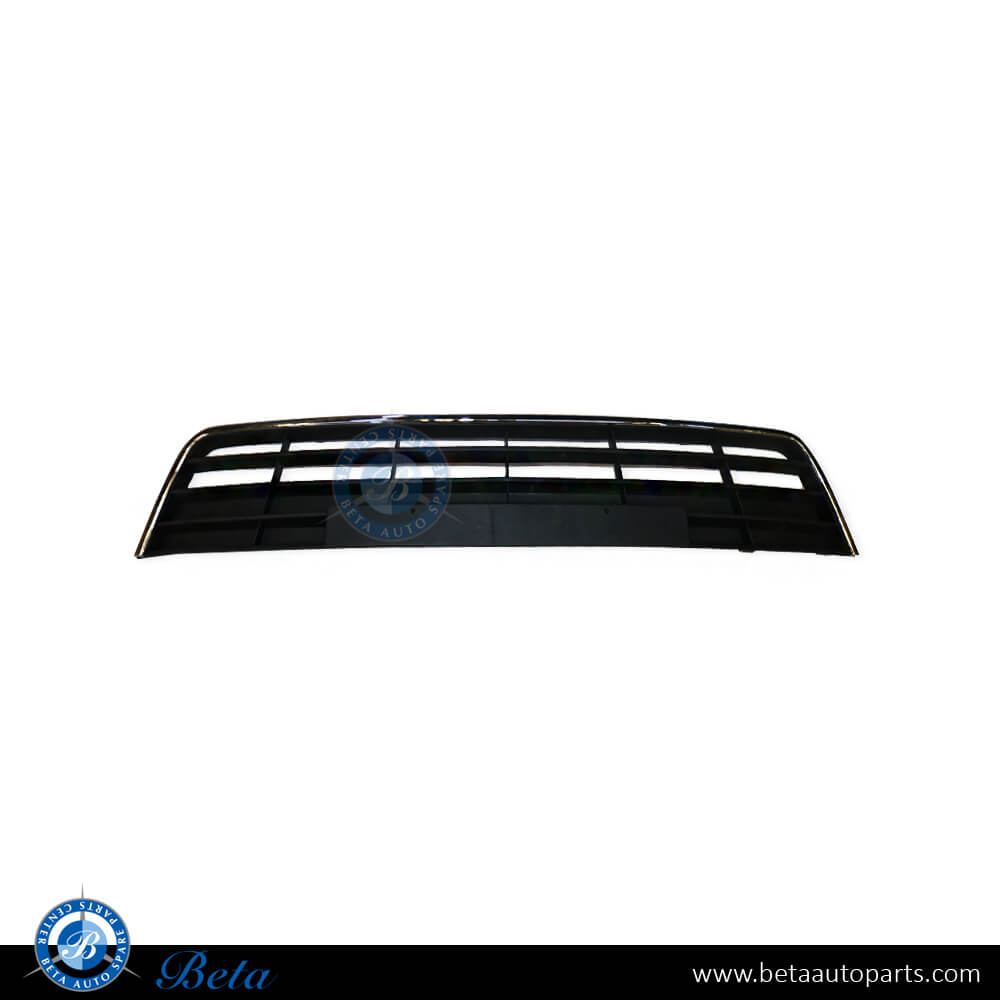 Volkswagen Tiguan (2012-2016), Front Bumper Lower Grille With Black Moulding (Center), China, 5N0853677H