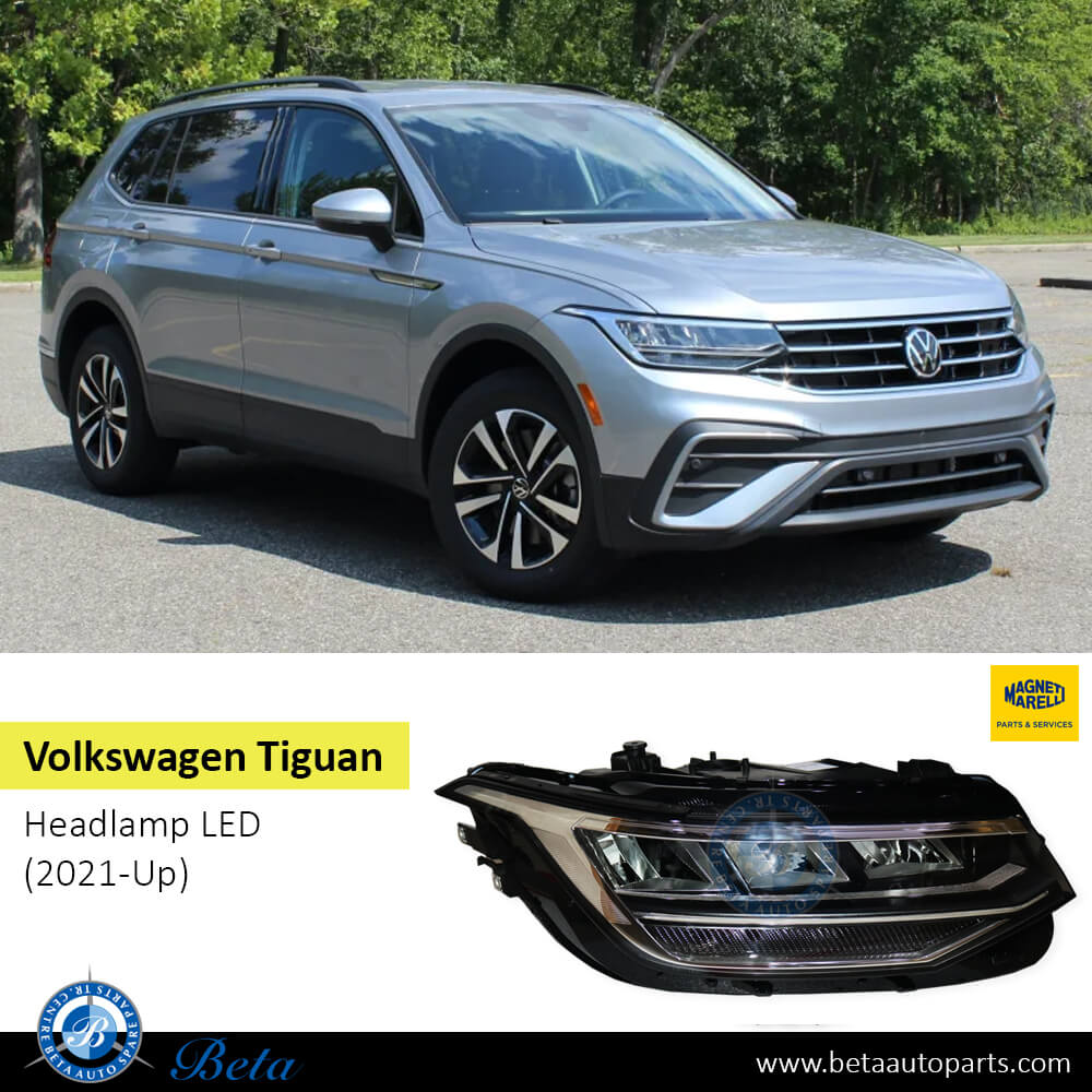 Volkswagen Tiguan (2017 -Up), Headlamp LED (Right), Magneti Marelli, 5NB941036C