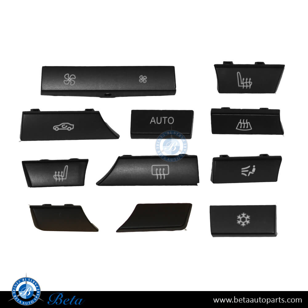 BMW 5 Series F10 (2010-2016), Button Caps Repair Kit, China, 61319313922