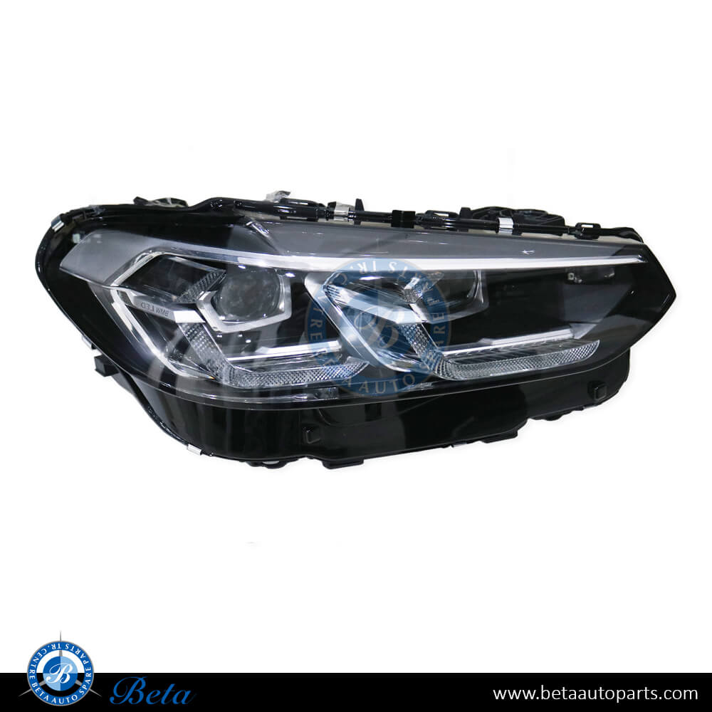 Right Side Headlamp Adaptive LED for BMW X3/X4 G01 LCI/G02 LCI 2022-Up models, Part Number 63115A0E5F6